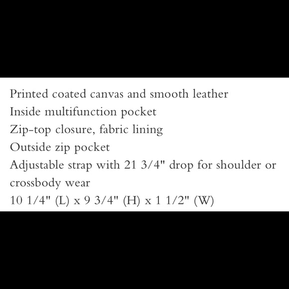 BEAUTIFUL 🤩 - Midnight, Gold, Tan & Cream Aid Coach Rowan File Crossbody Purse - Picture 8 of 9